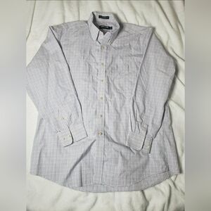 Kirkland Signature Button Down Dress Shirt Blue Men's Traditional